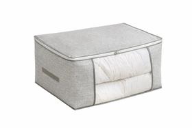 Organizador Multiuso Visor Premium Dobrável Guarda Roupa Edredom Organizador Multiuso Visor Premium Dobrável Guarda Roupa Edredom