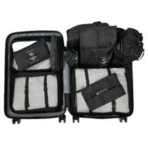 Organizador Necessaire Mala Viagem Kit 10 Peças Coleção Organizador Necessaire Mala Viagem Kit 10 Peças Coleção