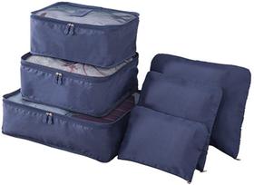 Organizador / Nécessaires De Bagagem Mala Viagem Kit 6 Peças - POLO KING