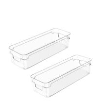 Organizador OU Clear 30X10X7CM 2PÇS