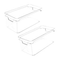 Organizador OU Clear 30X15X13CM 2PÇS