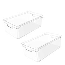 Organizador OU Clear 37X20X13CM 2PÇS