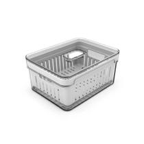 Organizador Ou Clear Fresh Com Cesto 2,2 Litros - Natural Organizador Ou Clear Fresh Com Cesto 2,2 Litros - Natural