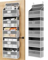 Organizador Over The Door Hanging Optish 5 Shelf em cinza escuro
