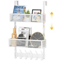 Organizador Over The Door Hooks LUCYCAZ ajustável branco