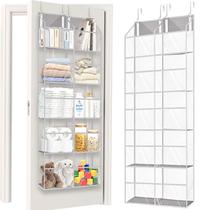 Organizador Over the Door Ofiray-Home de 5 níveis Clear Storage