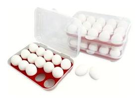 Organizador P Ovos Plástico Com Tampa Para 15 Ovos