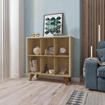 Organizador Panama com 6 Nichos Cinamomo/Off White MDP, Design Moderno e Funcional