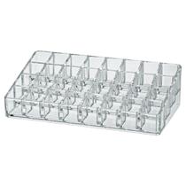 Organizador Para Batons Maquiagem Cosméticos Esmaltes Com 32 Divisórias Em Acrílico Organizador Para Batons Maquiagem Cosméticos Esmaltes Com 32 Divisórias Em Acrílico