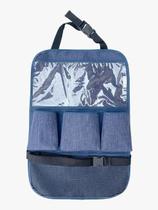Organizador Para Carro Bolso Para Tablet Azul