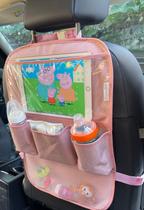 Organizador Para Carro Bolso Para Tablet Porta Objetos Atacado Rosa