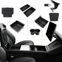 Organizador para Carro Foronetry para Tesla Model Y Juniper, kit com 10 peças