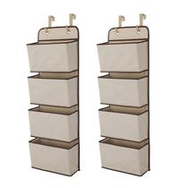 Organizador para colgar en la puerta Delta Children 2 unidades Beige 33x9x91 cm