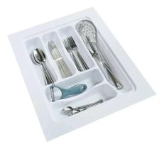 Organizador para cozinha branco porta talheres de gaveta og-66 Organizador para cozinha branco porta talheres de gaveta og-66