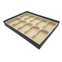 Organizador Para Oculos Em Veludo 42x32 Bege Po-01av Ideal Pack BEGE Organizador Para Oculos Em Veludo 42x32 Bege Po-01av Ideal Pack BEGE