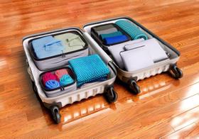 Organizador Para Viagens 6 Peças, Cinza, Org0716, Euro Home