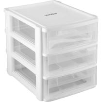 Organizador Plástico 3 Gavetas 3kgf Nove54 Opv0271 350mm Organizador Plástico 3 Gavetas 3kgf Nove54 Opv0271 350mm