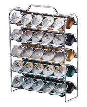 Organizador Porta 50 Cápsulas Café Nespresso Cromado 1147 - Future
