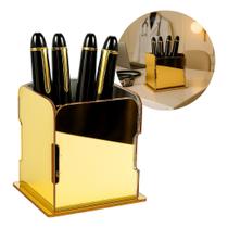 Organizador Porta Canetas Luxo Escritório Consultório Clinica Elegante Decorativo Mesa Organizador Porta Canetas Luxo Escritório Consultório Clinica Elegante Decorativo Mesa