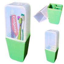 Organizador Porta Escova Pasta Banheiro C/ Tampa Transparente