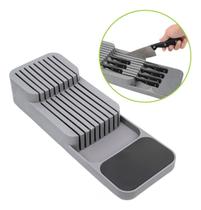 Organizador Porta Facas Antiaderente Gaveta Armário Bancada Organizador Porta Facas Antiaderente Gaveta Armário Bancada