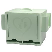 Organizador Porta Fraldas Para Bebê Com Suporte de Lenço Umedecido Para Comoda De Bebe Suporte Versátil Com Sistema 3em1