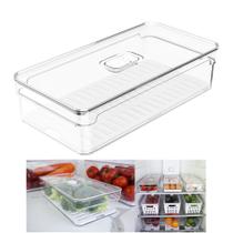 Organizador Porta Mantimento 2,8L C/ Tampa Geladeira Fruta Verdura Clear Fresh - OF 200 Ou Organizador Porta Mantimento 2,8L C/ Tampa Geladeira Fruta Verdura Clear Fresh - OF 200 Ou