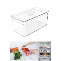Organizador Porta Mantimento 5 L C/ Tampa Geladeira Fruta Verdura Clear Fresh - OF 300 Ou Organizador Porta Mantimento 5 L C/ Tampa Geladeira Fruta Verdura Clear Fresh - OF 300 Ou