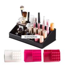 Organizador Porta Maquiagem Cosméticos Jóias Batom 16 Nichos Organizador Porta Maquiagem Cosméticos Jóias Batom 16 Nichos