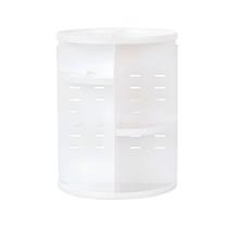 Organizador Porta Maquiagem Giratório 360 Ajustável Multifuncional Branco
