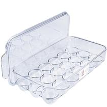 Organizador Porta Ovos 18un Geladeira Cozinha Com Tampa Organizador Porta Ovos 18un Geladeira Cozinha Com Tampa