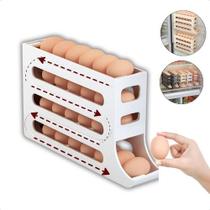 Organizador Porta Ovos Prático Geladeira Mias De 30 Ovos 4 Andares Lançamento