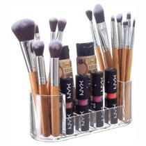 Organizador Porta Pincel Maquiagem Lápis Acrílico Org-279 Organizador Porta Pincel Maquiagem Lápis Acrílico Org-279