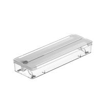 Organizador Porta Rolos Duplo Gaveta Papel Alumínio Filme Ou