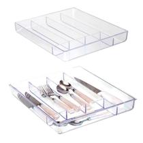 Organizador Porta Talheres 5 divisórias Garfos, Colher, Faca