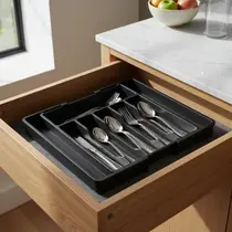Organizador Porta Talheres Gaveta Cozinha Extensor
