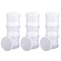 Organizador porta temperos com tampa rosca 3 peças 150ml com 3 unidades Plasutil ref.8045
