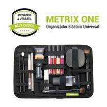 Organizador Posh Elástico Universal para Transportar Cosméticos, Maquiagens, Dispositivos Eletrônicos, Informática e Ferramentas Metrix One