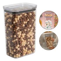 Organizador Pote Hermetico Block 2,3l Alimentos Empilhável Organizador Pote Hermetico Block 2,3l Alimentos Empilhável