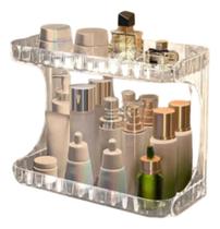 Organizador Prateleira Para Perfume Cosméticos 2 Andares Lux