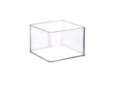 Organizador Quadrado enCaixa em Poliestireno Transparente 14,6x14x,6x10,6cm - Plasutil Organizador Quadrado enCaixa em Poliestireno Transparente 14,6x14x,6x10,6cm - Plasutil