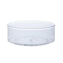 Organizador Redondo Giratório 23cm Em Acrílico Transparente Linha Diamond Paramount Plásticos Organizador Redondo Giratório 23cm Em Acrílico Transparente Linha Diamond Paramount Plásticos
