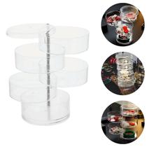 Organizador Redondo Giratório 5 Camadas Cosmeticos Maquiagem Organizador Redondo Giratório 5 Camadas Cosmeticos Maquiagem