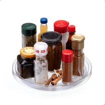 Organizador Redondo Giratório Cozinha Temperos Ou Cosméticos