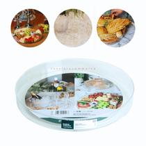 Organizador Redondo Giratório de Acrílico 44cm Paramount Maquiagem Acessórios