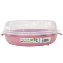 Organizador Redondo Tampa Alta 2,5 L Rosa - Top Line