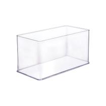 Organizador Retangular enCaixa em Poliestireno Transparente 29,2x14,6x15,7cm - Plasutil