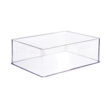 Organizador Retangular enCaixa em Poliestireno Transparente 29,2x21,9x10,6cm - Plasutil Organizador Retangular enCaixa em Poliestireno Transparente 29,2x21,9x10,6cm - Plasutil