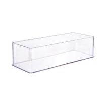 Organizador Retangular enCaixa em Poliestireno Transparente 36,5x14,6x10,6cm - Plasutil Organizador Retangular enCaixa em Poliestireno Transparente 36,5x14,6x10,6cm - Plasutil