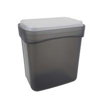 Organizador Retangular Médio 450ml Preto